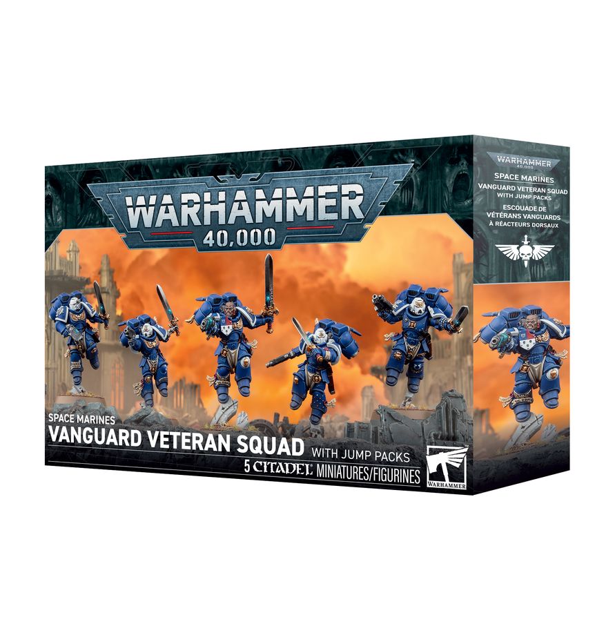 WARHAMMER - SAPCE MARINE - VANGUARD VETERAN SQUAD whit jump packs