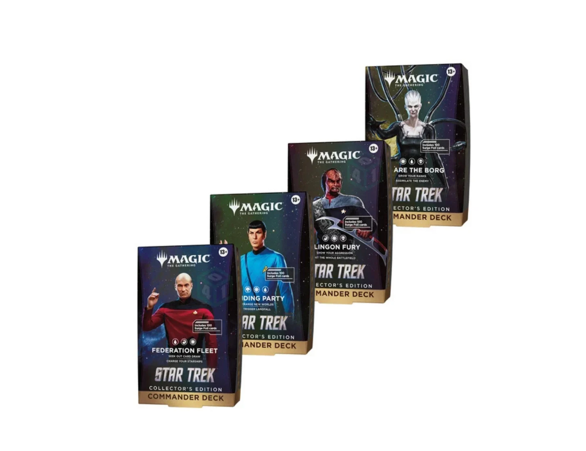 Magic: The Gathering - Star Trek - Commander Deck - case (1 of each of 4) (EN) (PRE-ORDER)