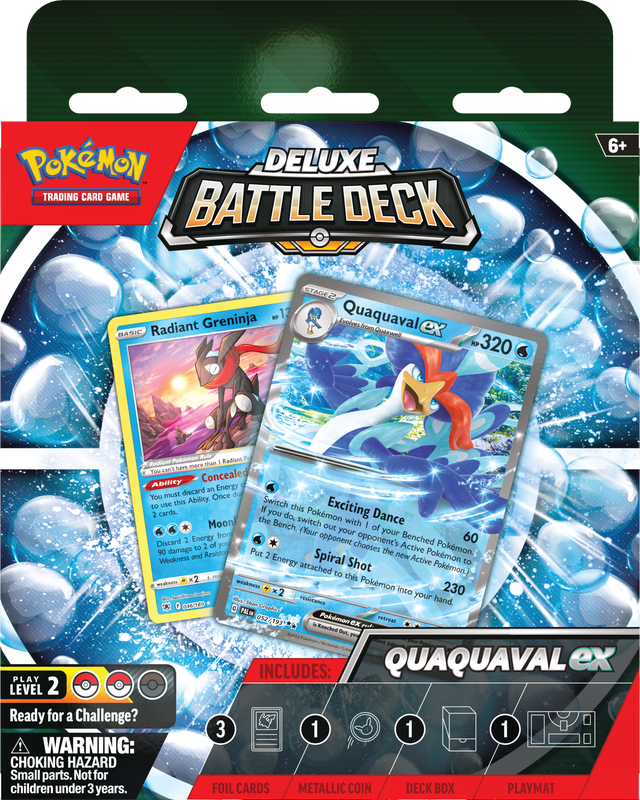 Pokémon - Deluxe Battle Deck - ( Quaquaval EX )
