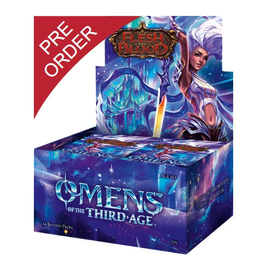 Pre-Commande* FLESH AND BLOOD OMENS OF THE THIRD AGE BOOSTER – DeJouer