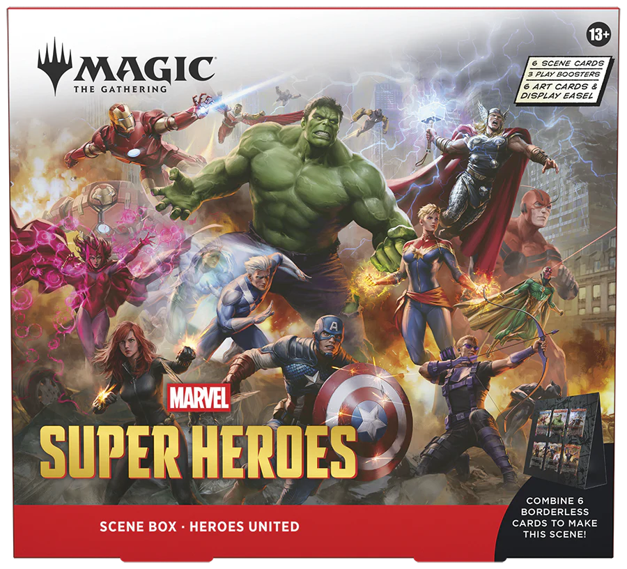 MTG MARVEL SUPER HEROES SCENE BOXES Heroes United