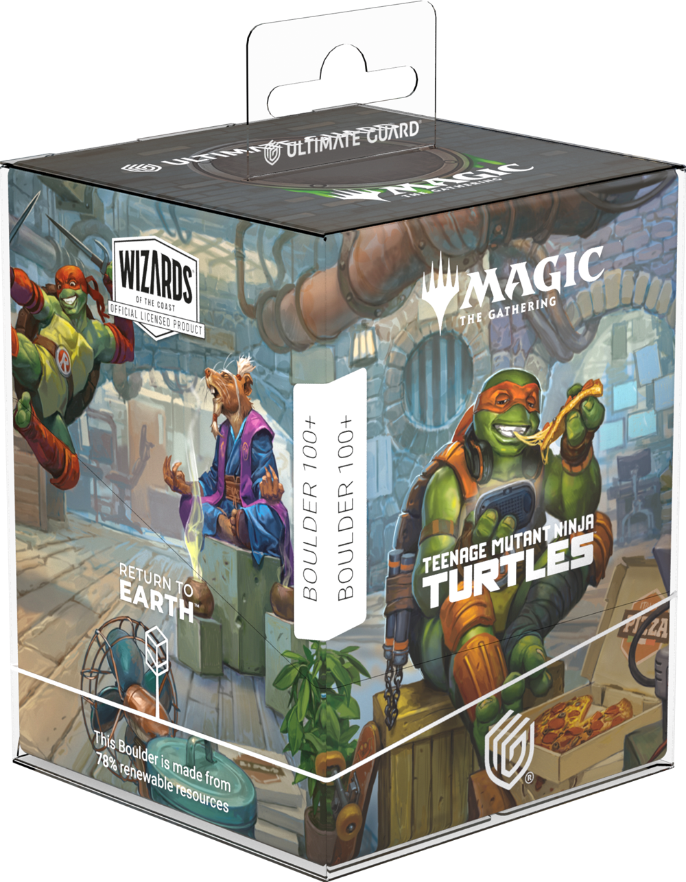 UG RTE DECK CASE BOULDER 100+ MTG TEENAGE MUTANT NINJA TURTLES