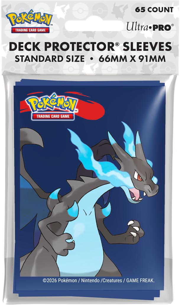 UP D-PRO POKEMON MEGA CHARIZARD X & Y SLEEVES 65CT