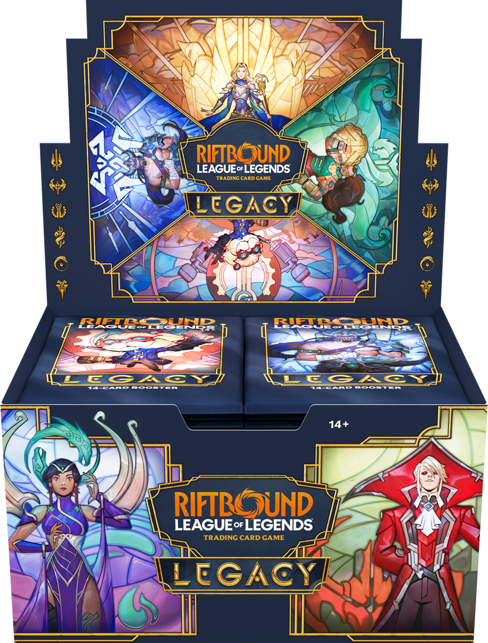 RIFTBOUND LEAGUE OF LEGENDS TCG LEGACY BOOSTER DISPLAY