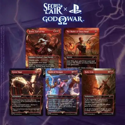 MTG - Secret Lair - God of War ( greek )