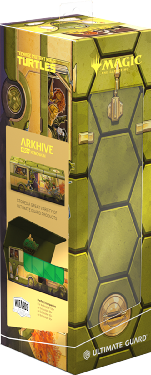 UG - DECK CASE ARKHIVE 400+ XENOSKIN MTG TEENAGE MUTANT NINJA TURTLES - TURTLES VAN