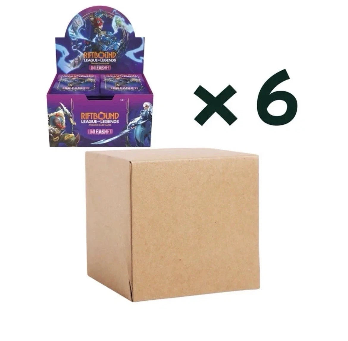 RIFTBOUND LEAGUE OF LEGENDS TCG UNLEASHED BOOSTER CASE (6x display)