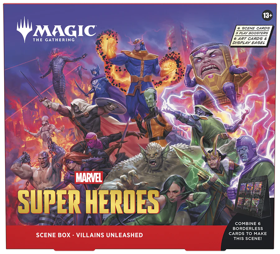 MTG MARVEL SUPER HEROES SCENE BOXES VILLANS UNLEASHED
