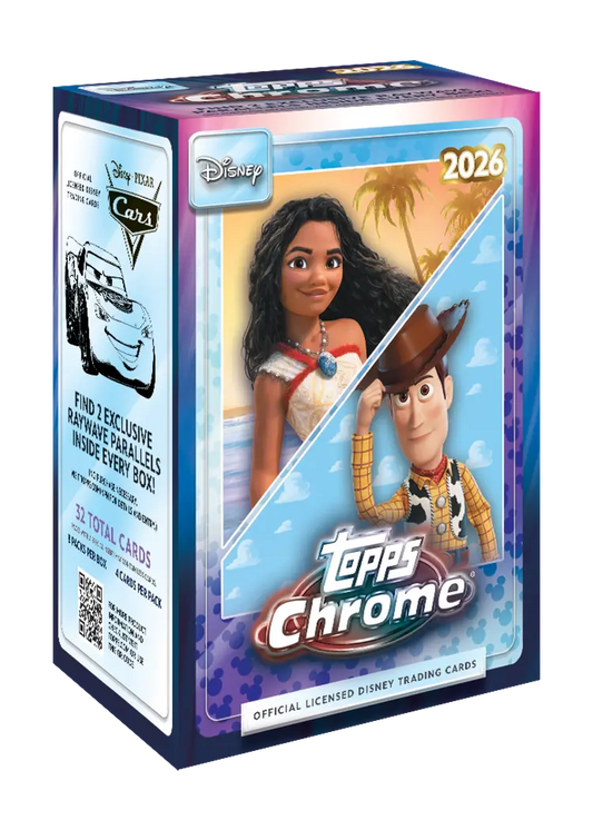 2026 TOPPS DISNEY CHROME VALUE BOX