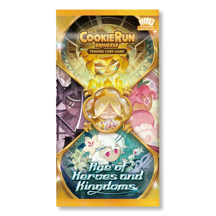 CookieRun TCG Set 2 Age of Heroes and Kingdoms individual booster pack