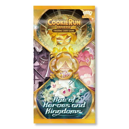 CookieRun TCG Set 2 Age of Heroes and Kingdoms individual booster pack