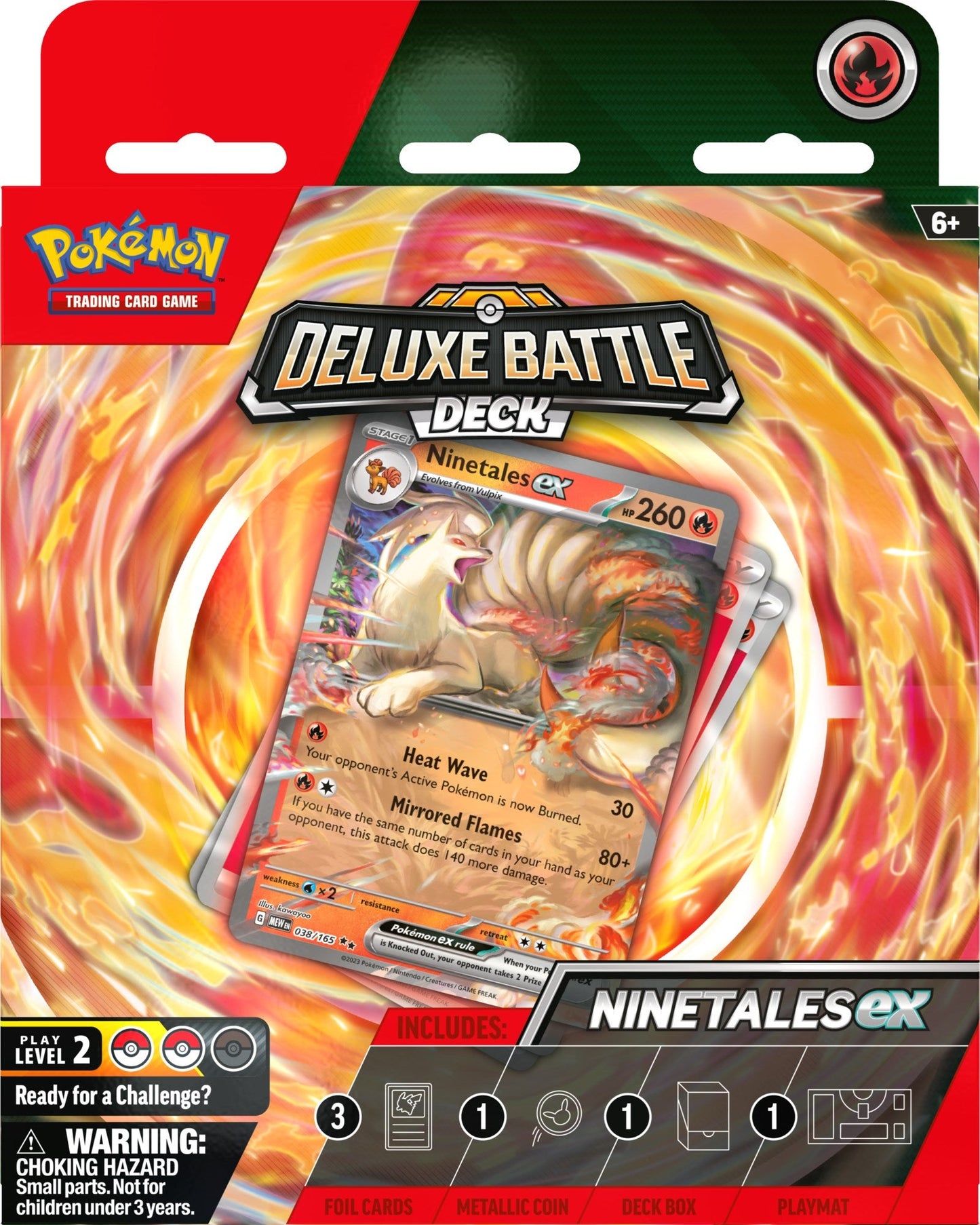 Pokémon - Deluxe Battle Deck - ( Ninetales ex )