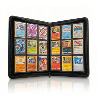 EVORETRO 9-Pocket Zip-Up Trading Card Zipper Binder