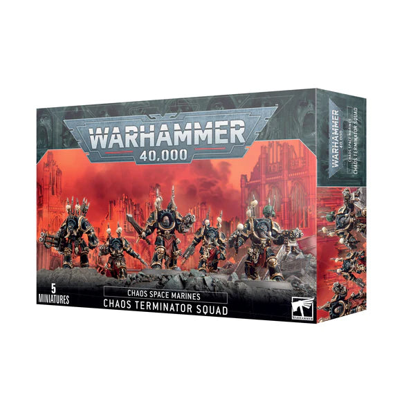 WARHAMMER - CHAOS SPACE MARINES CHAOS TERMINATOR SQUAD