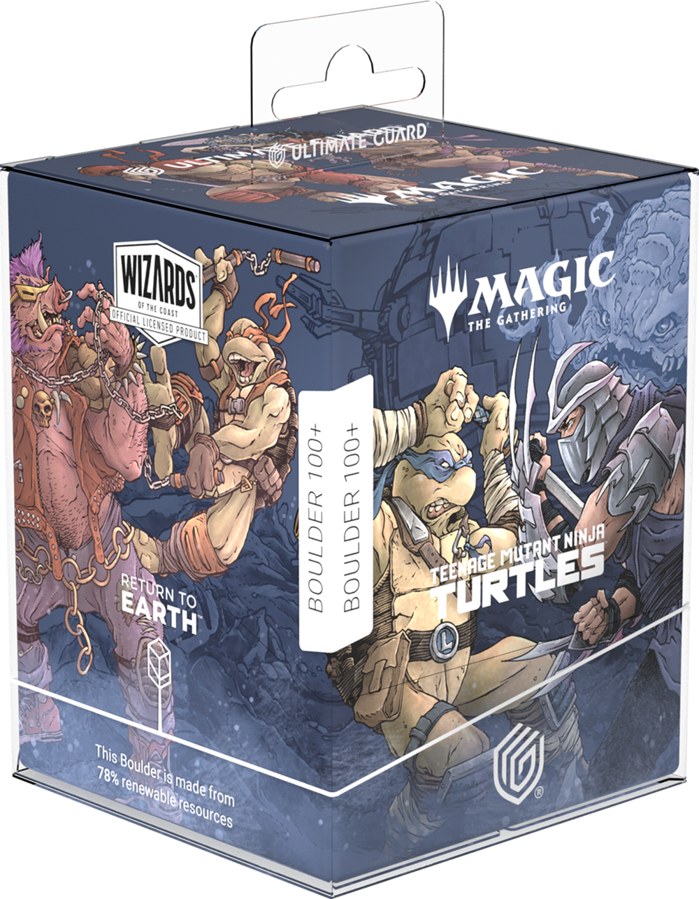 UG RTE DECK CASE BOULDER 100+ MTG TEENAGE MUTANT NINJA TURTLES