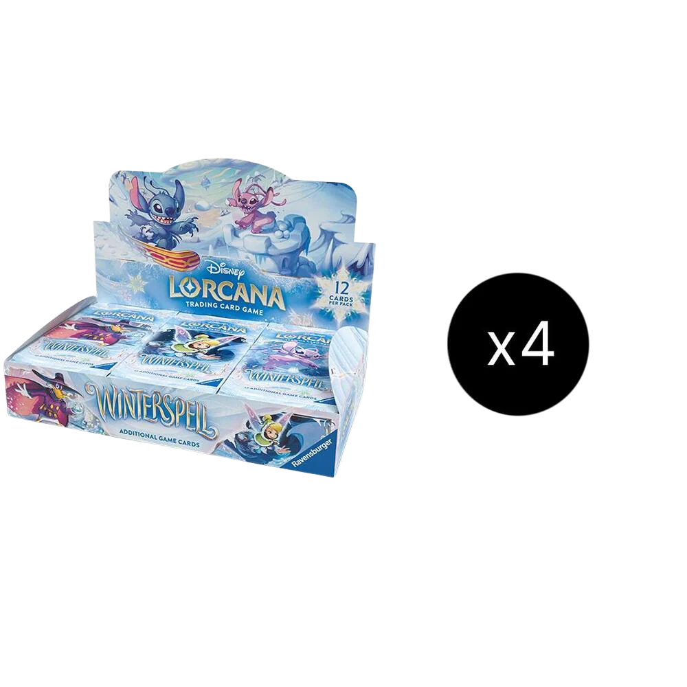 Disney Lorcana - Winterspell - Booster Box Case (4 box) *Pré-Commande*