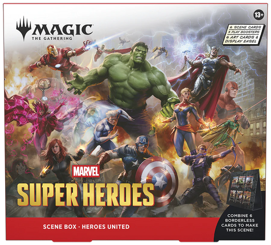 MTG MARVEL SUPER HEROES SCENE BOXES Heroes United