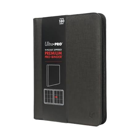 9 Pocket Zippered Premium Toploader Pro Binder