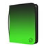 EVORETRO Top Loader Binder 3x3 216 Card holder