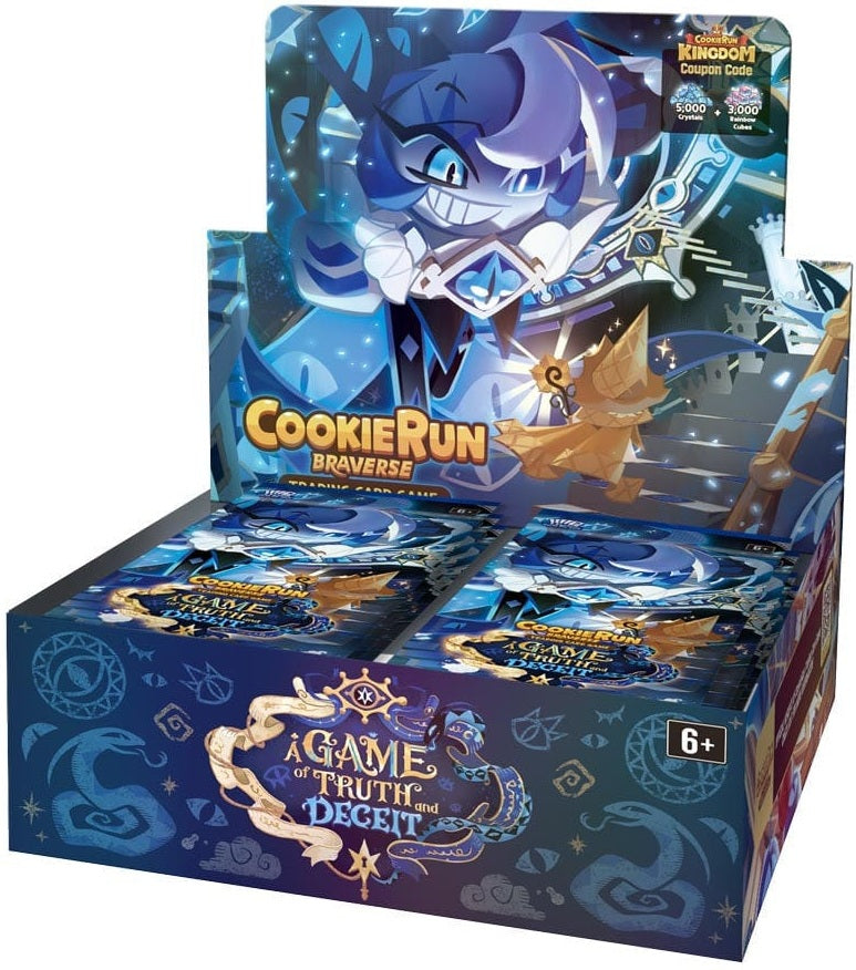 CookieRun TCG Set 4 A Game of Truth and Deceit Booster Display