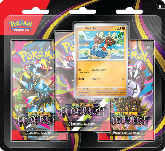 ** PRE-COMMANDES** POKEMON ME05 PITCH BLACK 3PK BLISTER