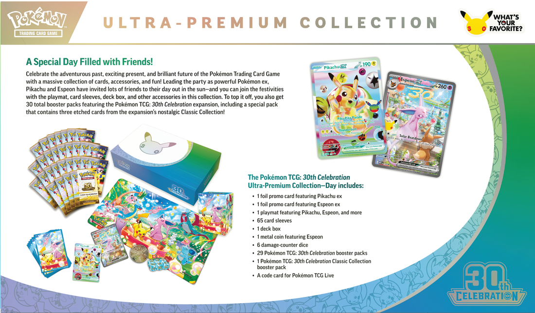 POKEMON 30TH CELEBRATION ULTRA-PREMIUM COLLECTION