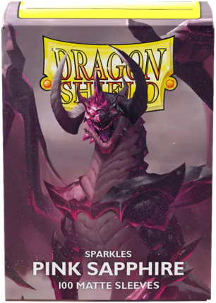 DRAGON SHIELD SLEEVES MATTE PINK SAPPHIRE 100CT