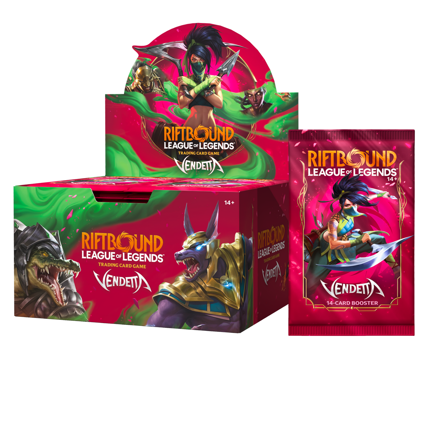 RIFTBOUND LEAGUE OF LEGENDS TCG VENDETTA BOOSTER