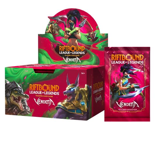RIFTBOUND LEAGUE OF LEGENDS TCG VENDETTA BOOSTER