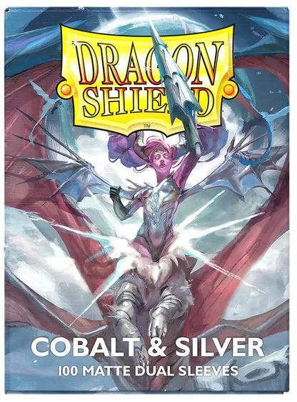 DRAGON SHIELD SLEEVES COBALT/SILVER