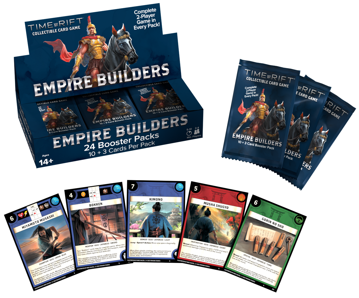 TIME RIFT CCG SET 1 EMPIRE BUILDERS BOOSTER (ALPHA SHADOW)