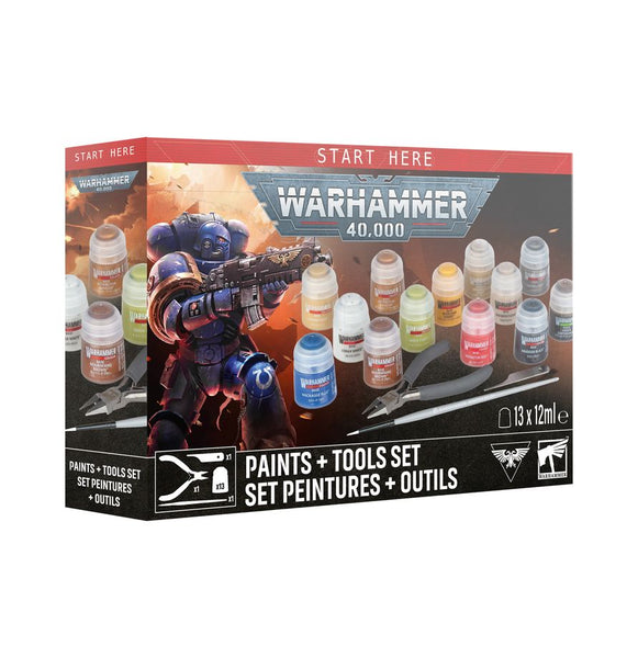 Warhammer - Paint + Tools Set
