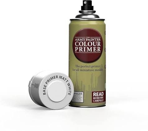 White spray primer