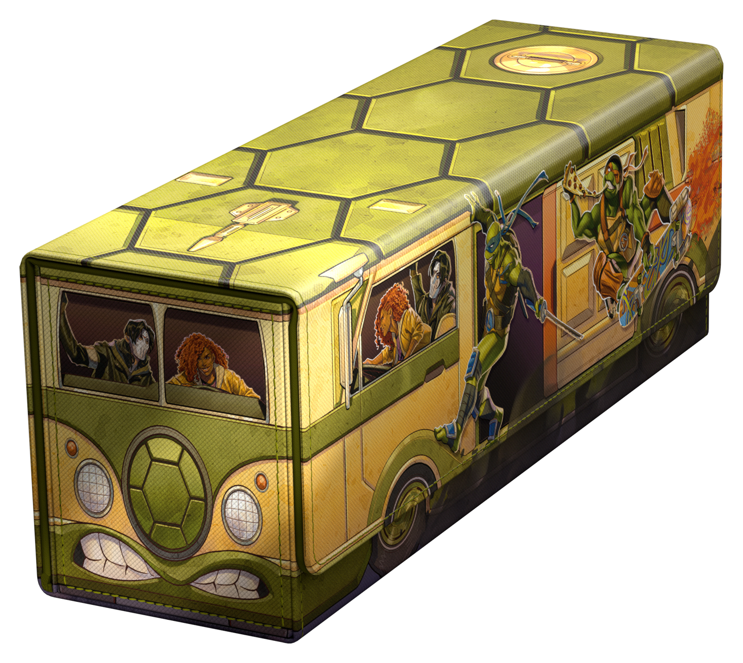 UG - DECK CASE ARKHIVE 400+ XENOSKIN MTG TEENAGE MUTANT NINJA TURTLES - TURTLES VAN
