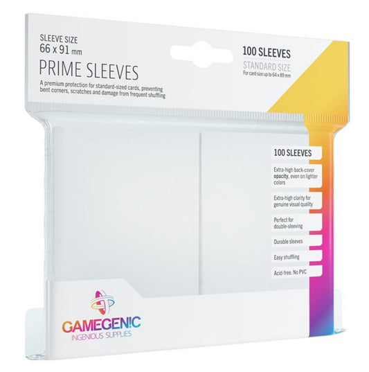 Gamegenic: Prime Sleeves: White (100)
